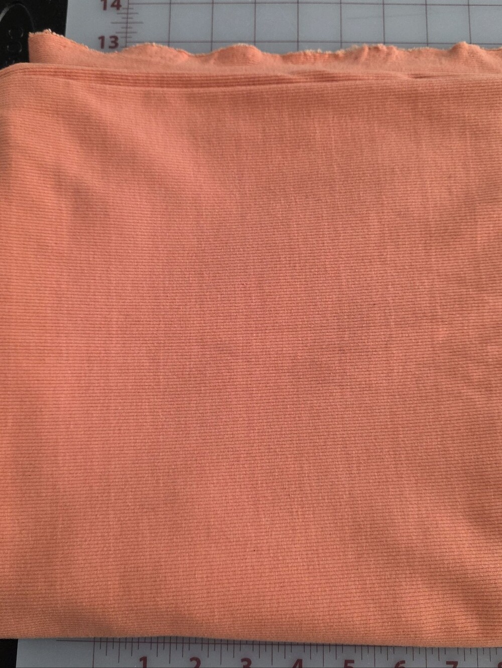 Apricot Rib Knit